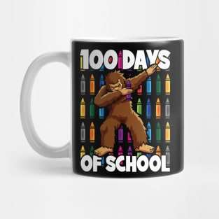 100th Day of School Teacher Dabbing Bigfoot Mug